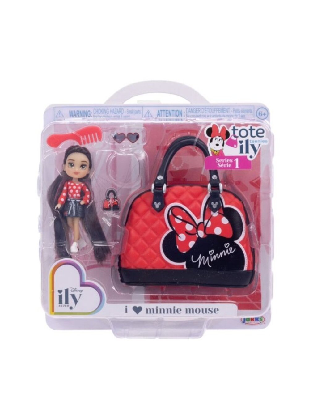 Disney ILY 4EVER Minnie Mouse Tote Teenies Playset With Doll & Accessories